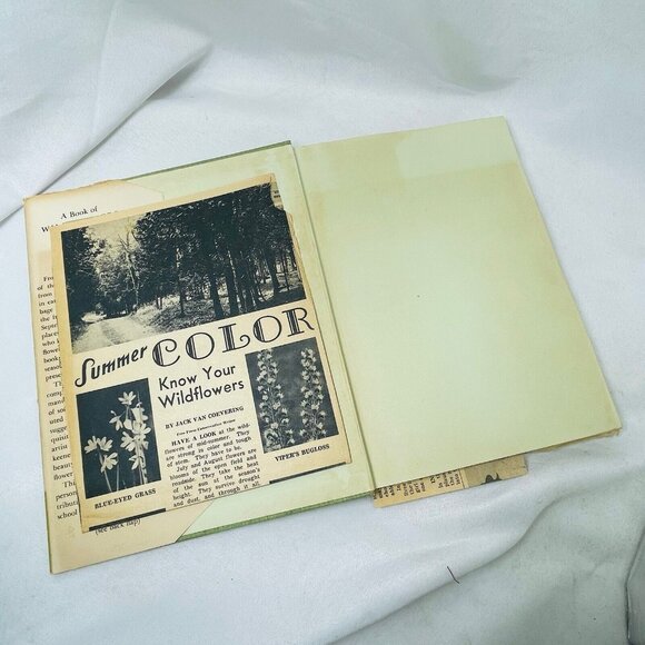 Book of Wildflower 1939 with Pressed Floral Lady Slipper  Margaret McKenny - Picture 4 of 11